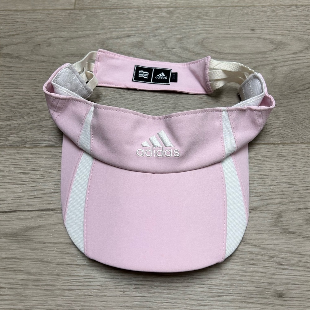 Adidas Vintage Y2K Women's Climacool Pink & White Golf Visor
